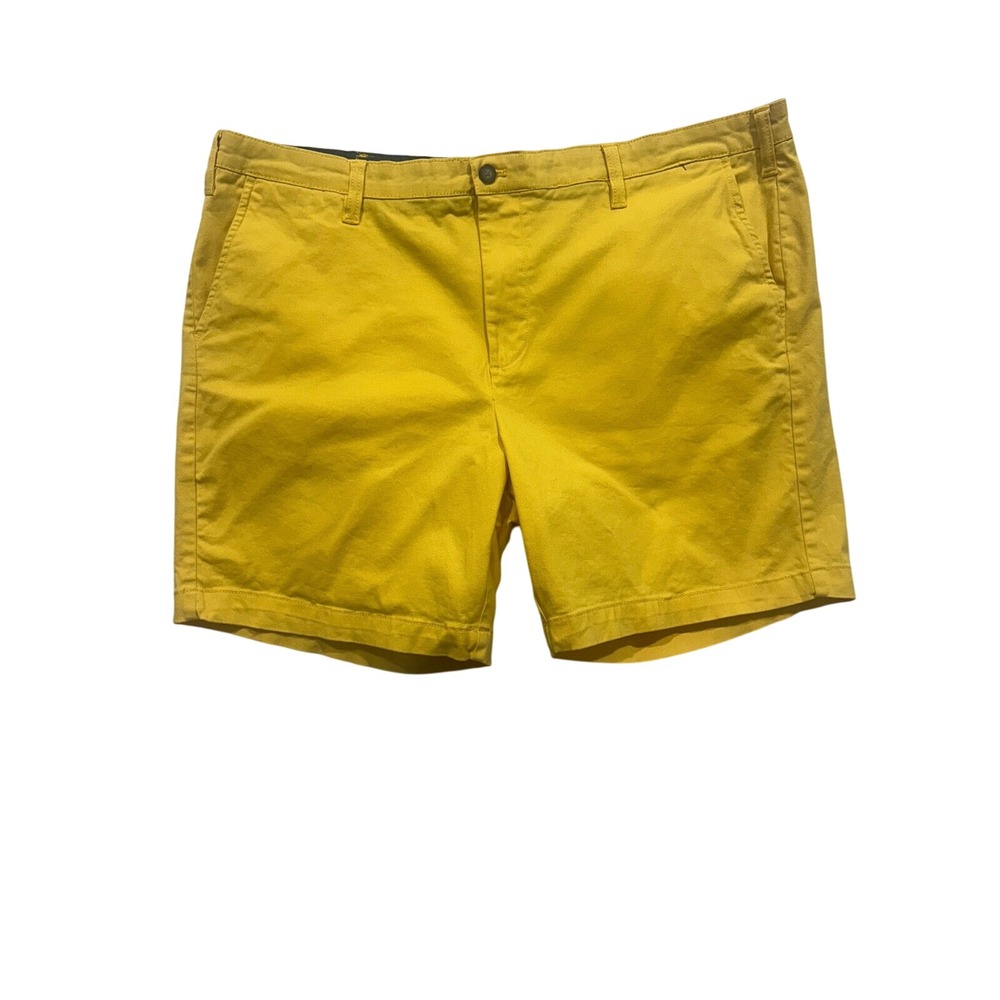 Bright‎ Yellow Chino Shorts Casual Everyday Wear Mens Size 36 (572)